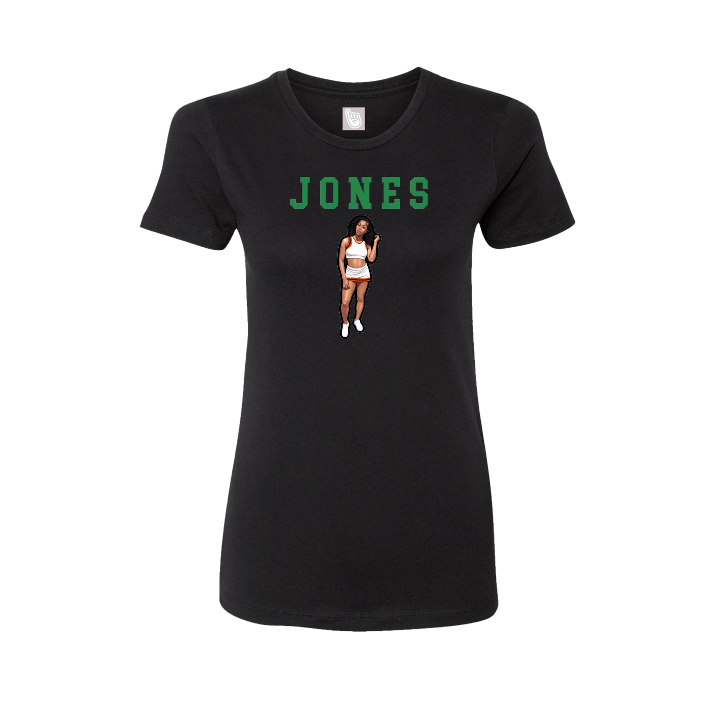 Fitted Women's Tee — Shirsey in Black