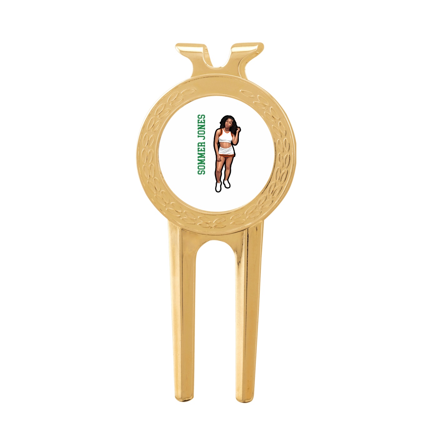 Divot Tool with Ball Marker — Name Vertical in Classic