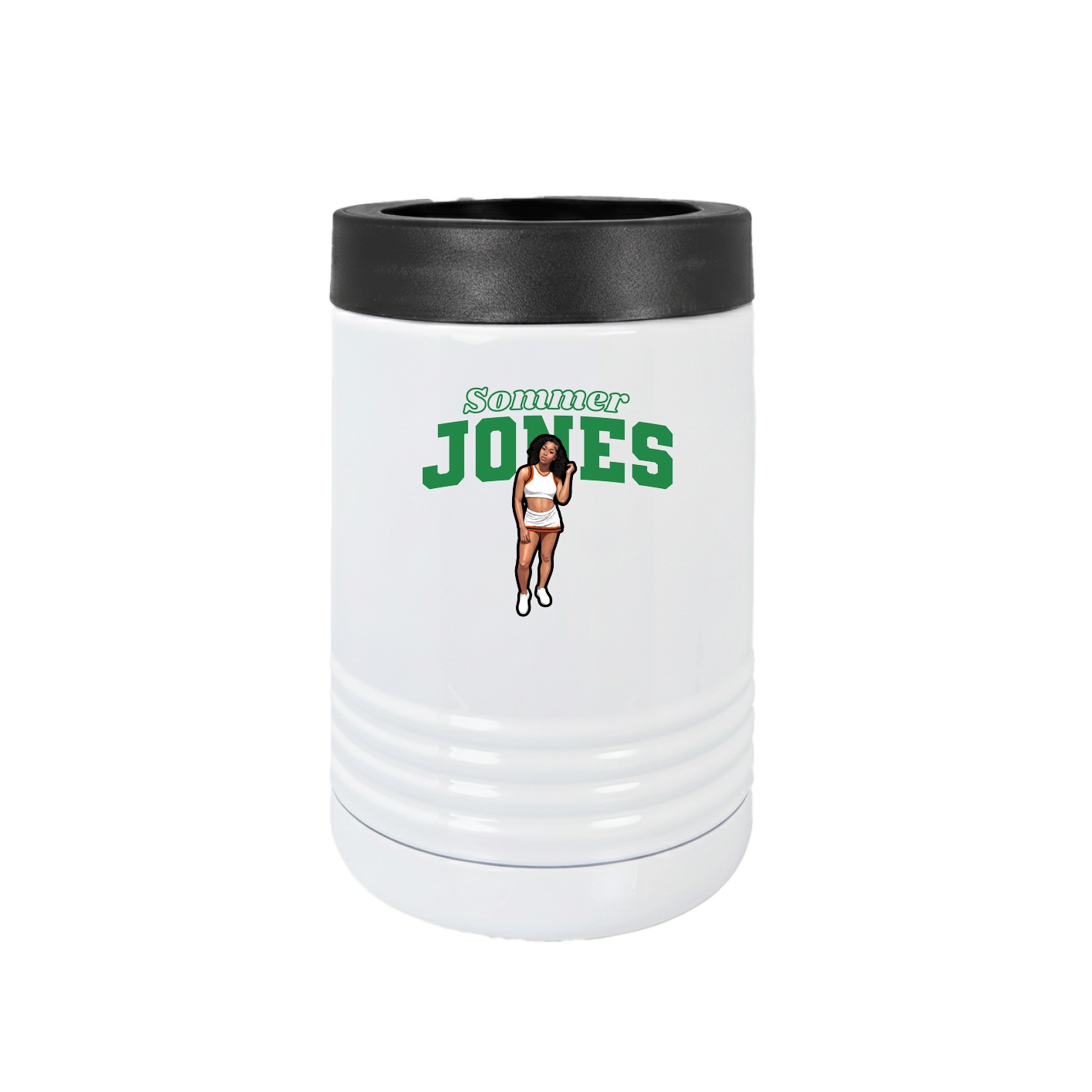 Beverage Holder — Name Arch in White