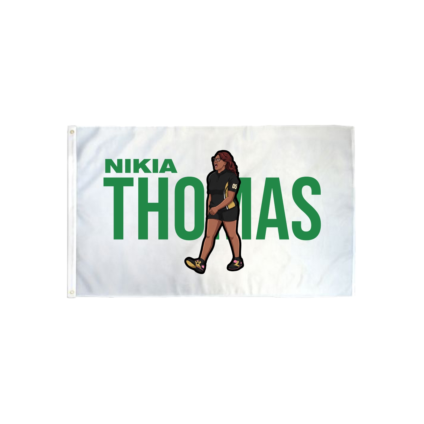 3x5 Flag — Player Name in Classic