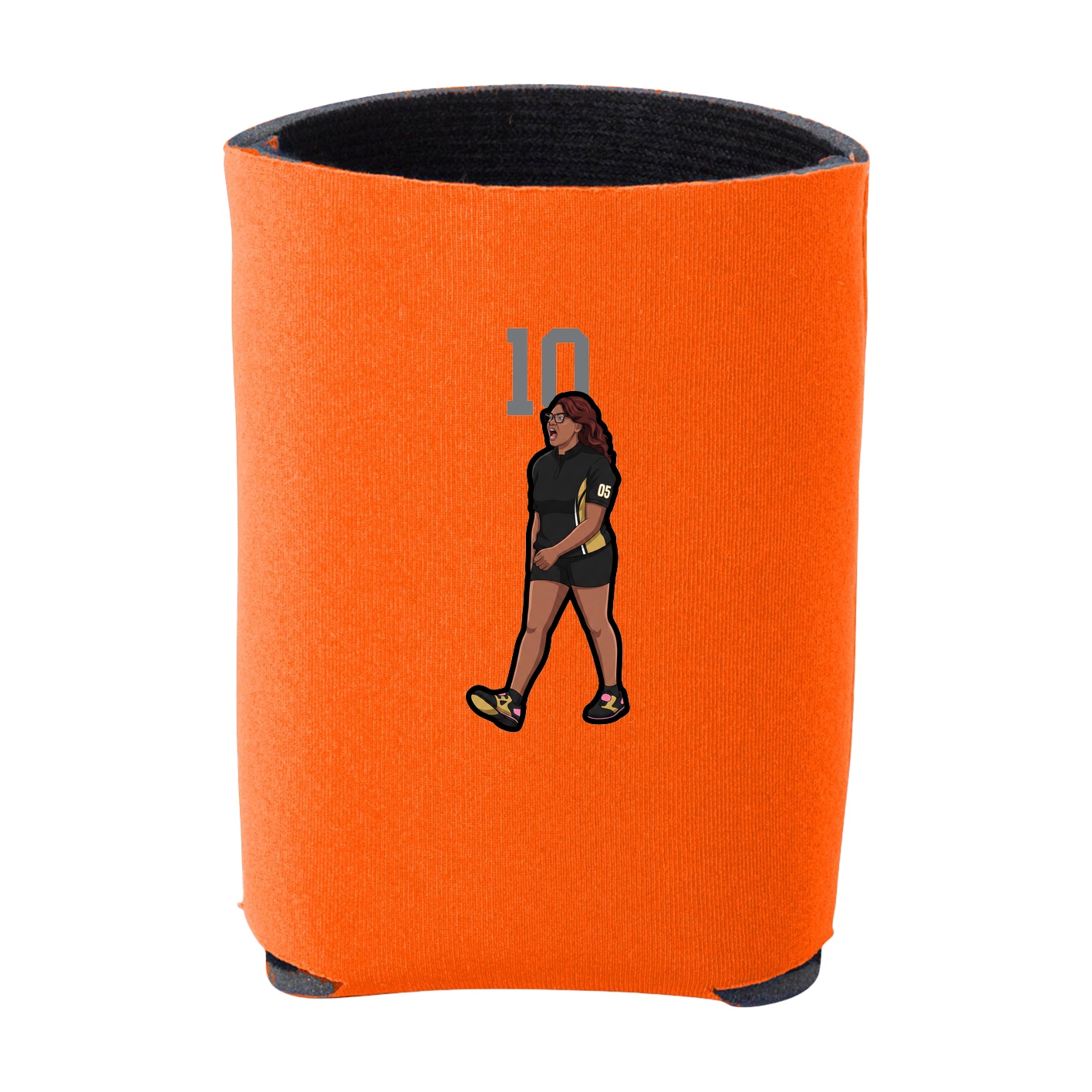 Can Holder — Number Top in Orange