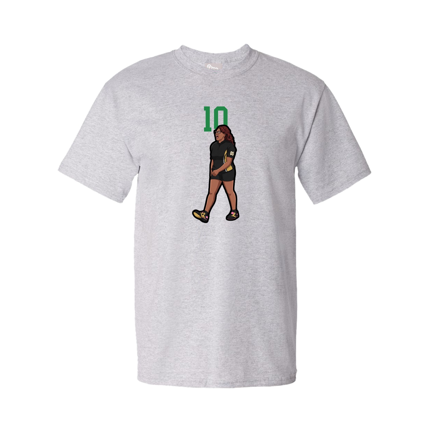 Tee — Number Top in Grey