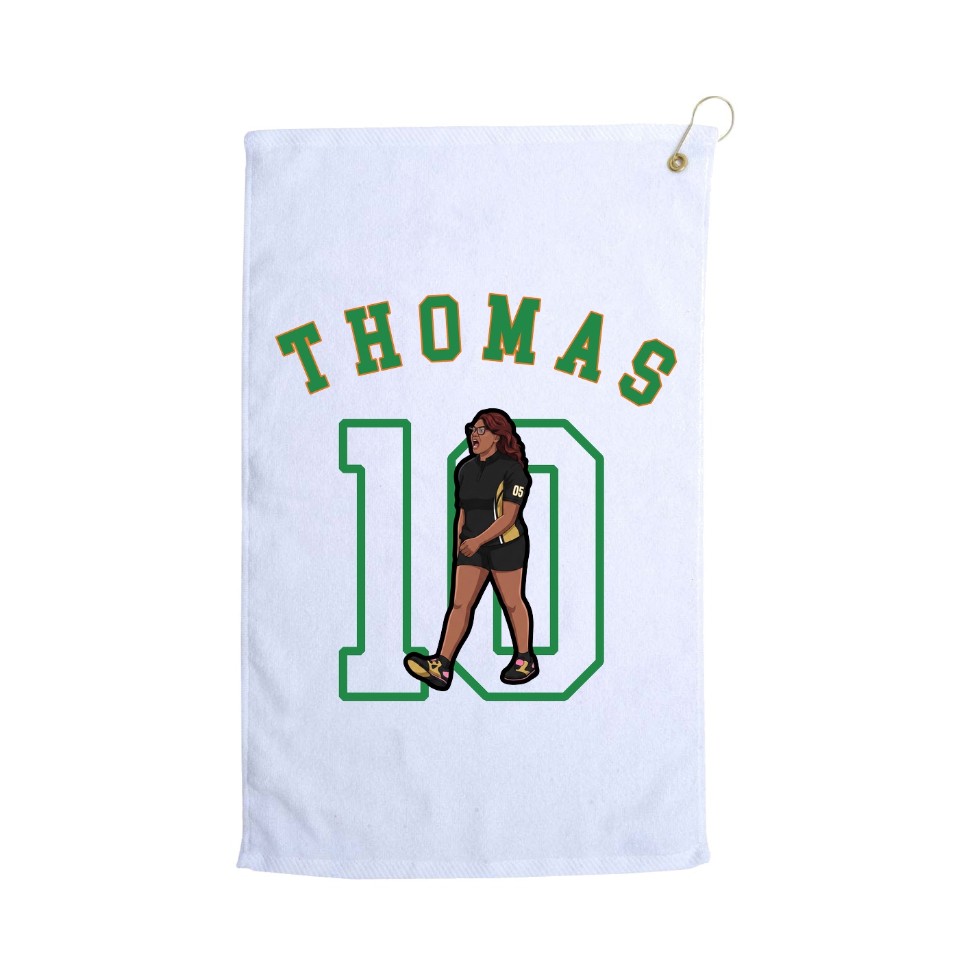 Golf Towel — Shirsey Arch in White