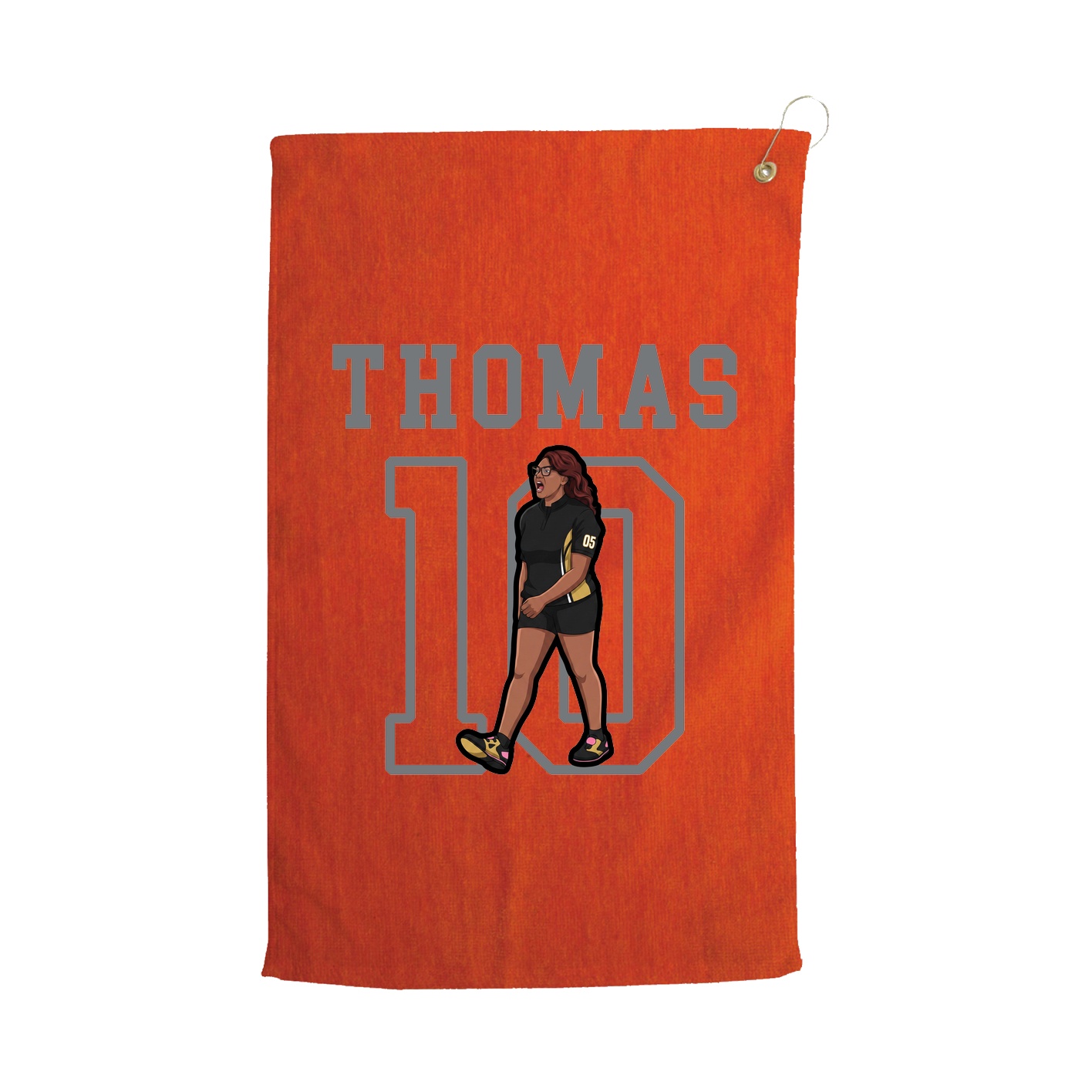 Golf Towel — Shirsey in Orange