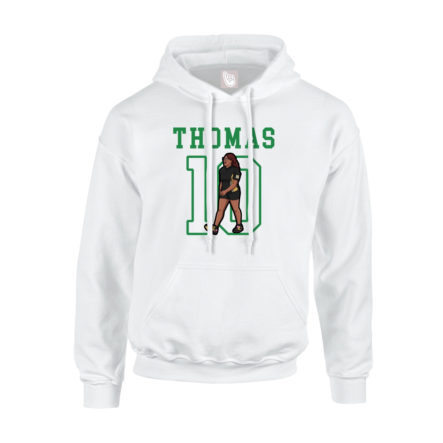 Youth Hoodie — Shirsey in White