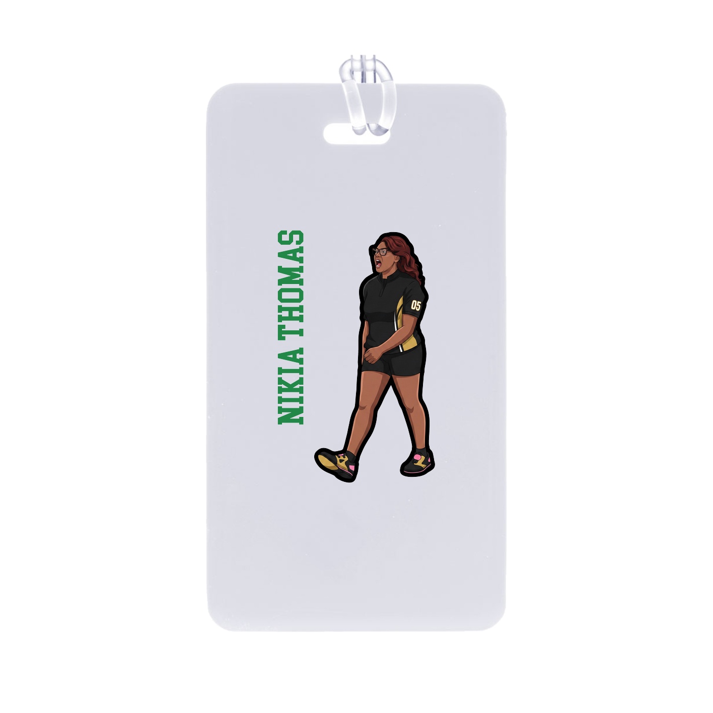 Bag Tag — Name Vertical in Classic