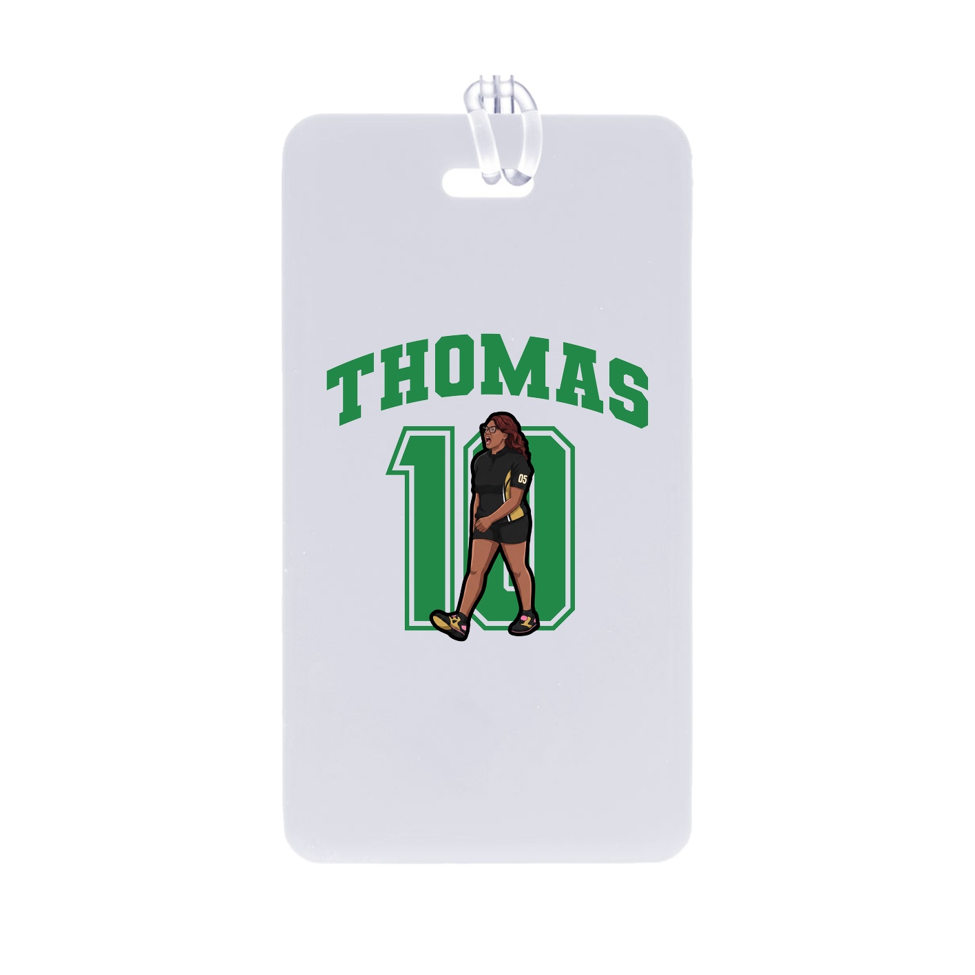 Bag Tag — Number in Classic