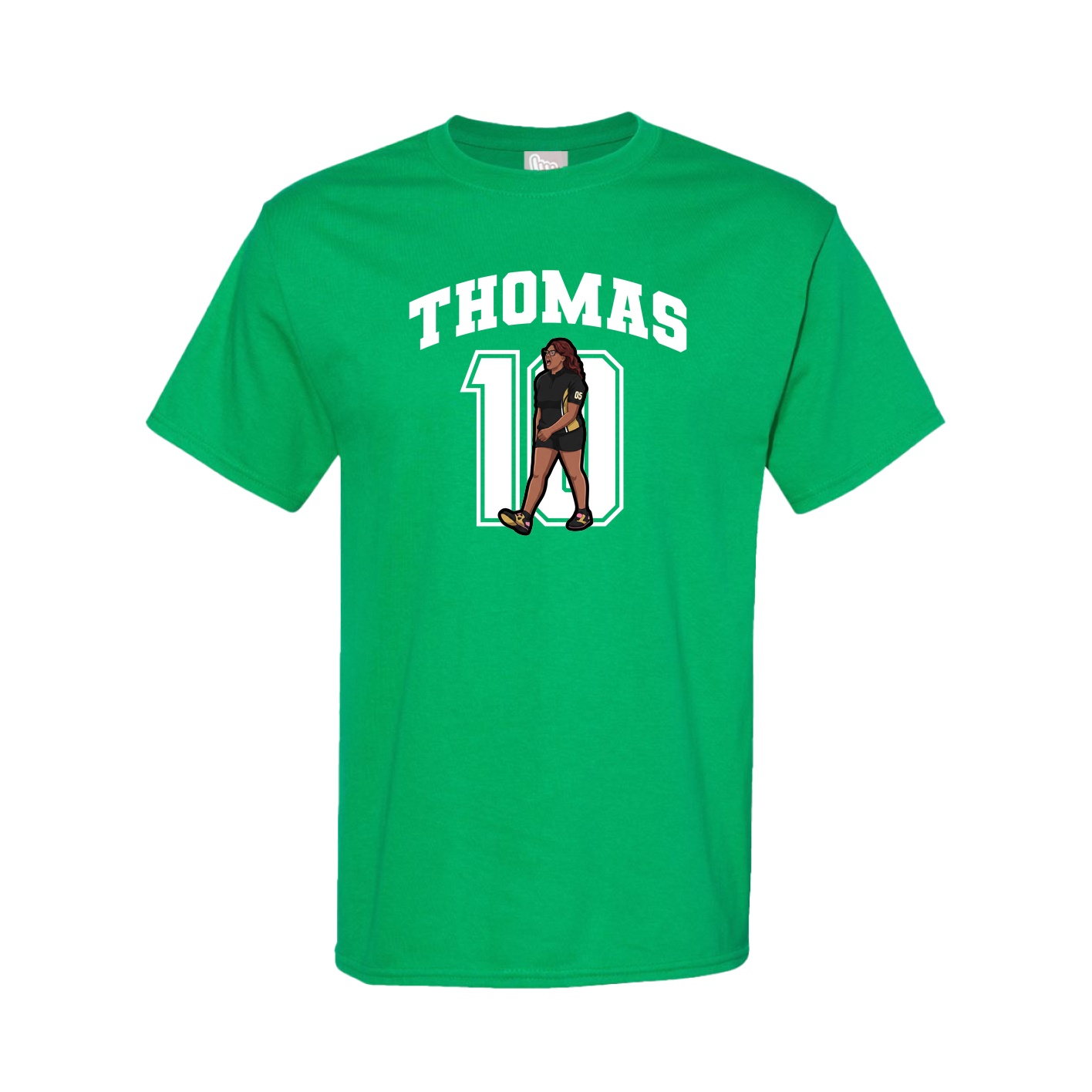 Tee — Number in Green