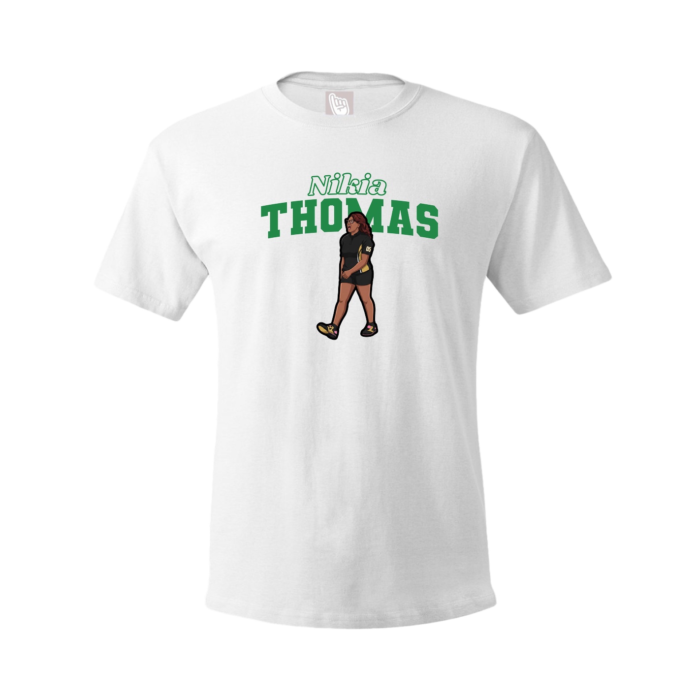 Tee — Name Arch in White