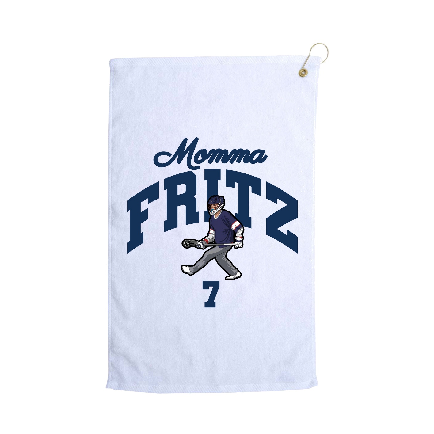 Golf Towel — Mothers Day Arch in White