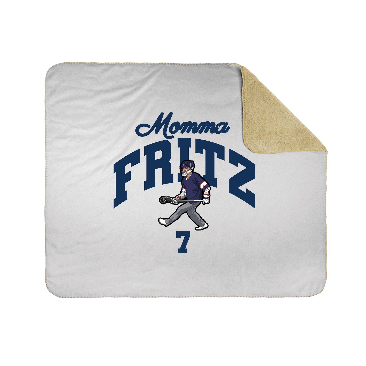 Throw Blanket — Mothers Day Arch in White