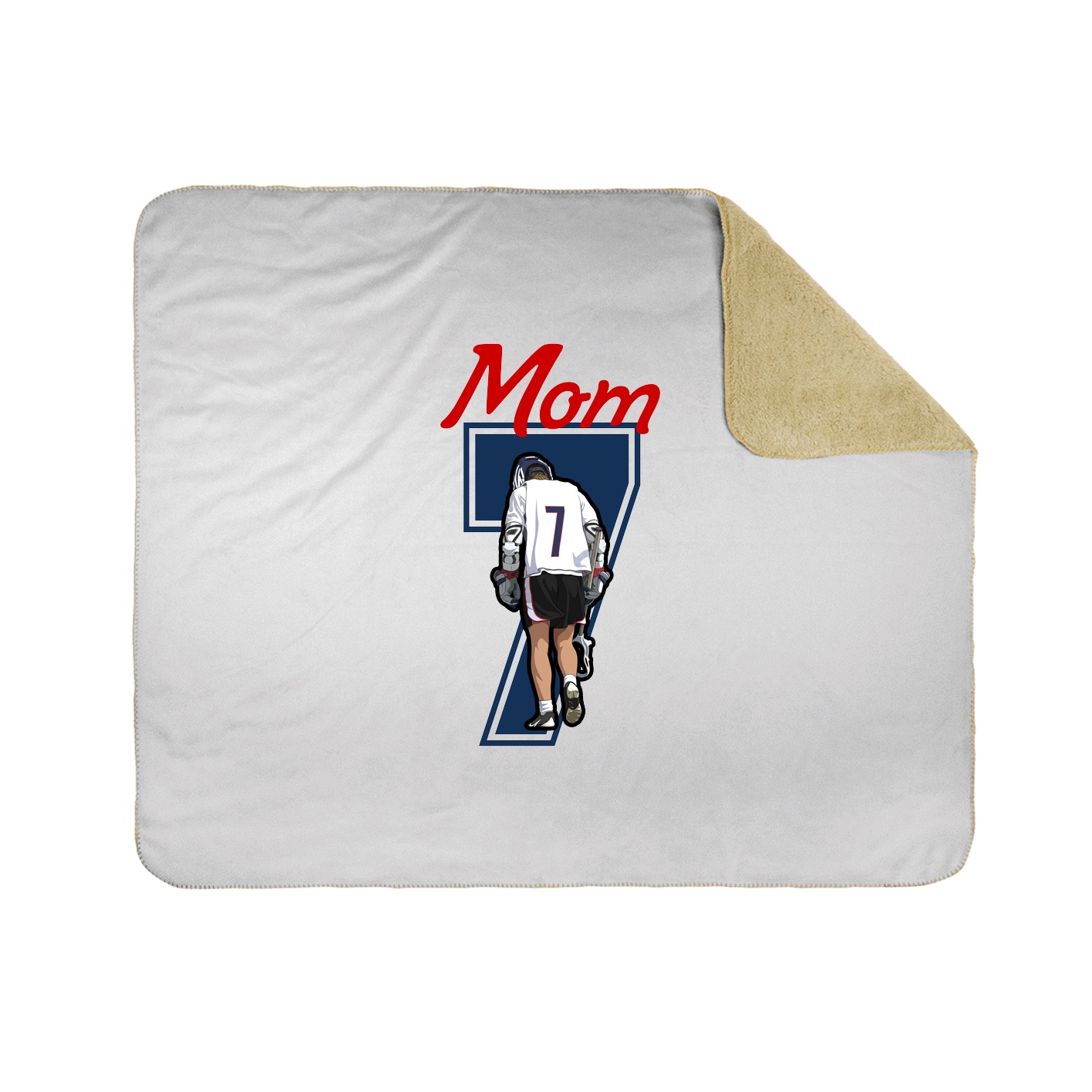 Throw Blanket — Mothers Day Shirsey in White
