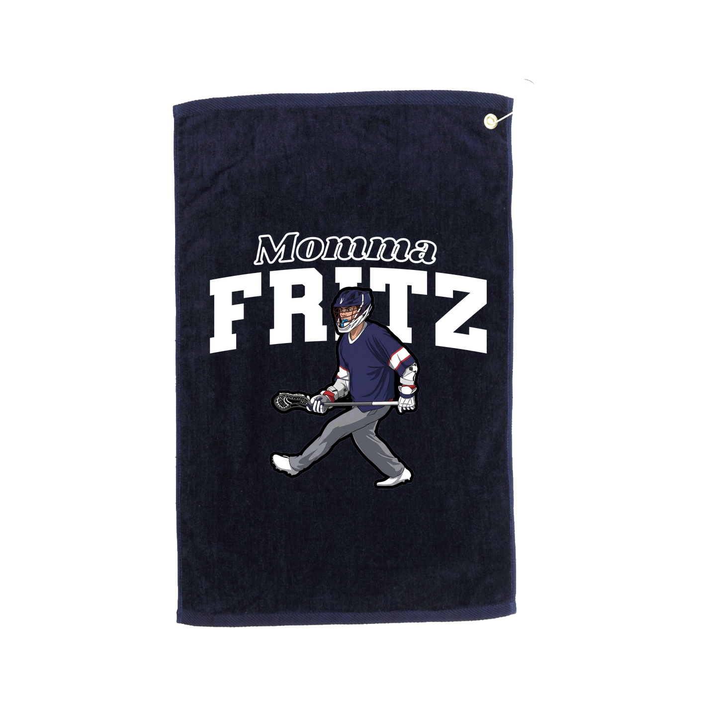 Golf Towel — Mothers Day Block in Navy