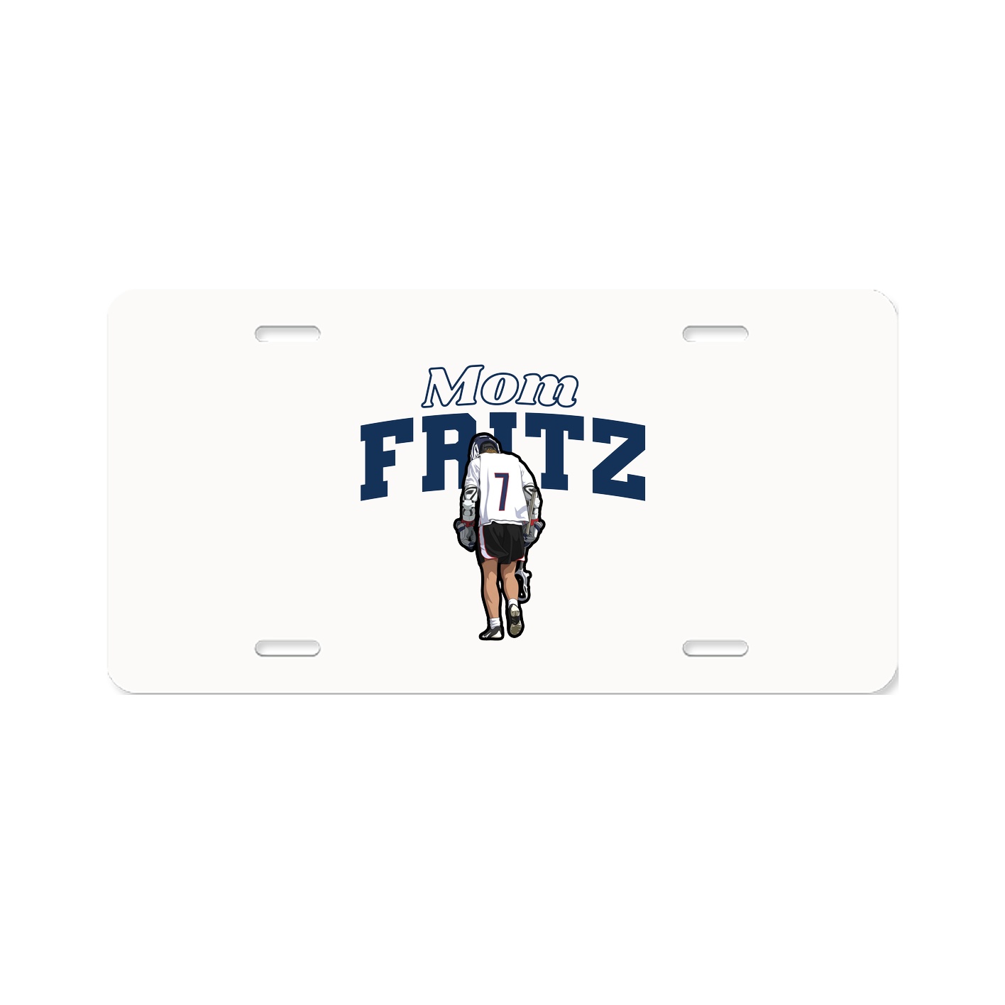 License Plate — Mothers Day Block in Classic