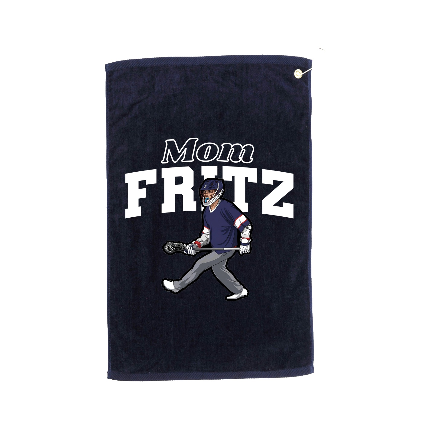 Golf Towel — Mothers Day Block in Navy