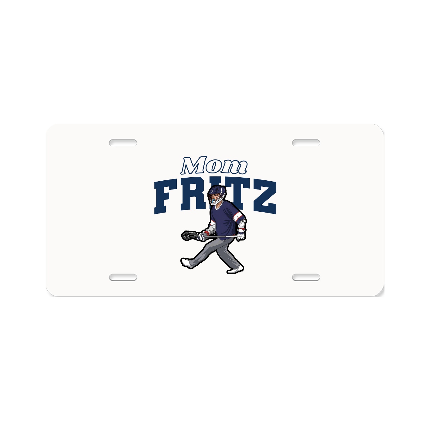 License Plate — Mothers Day Block in Classic
