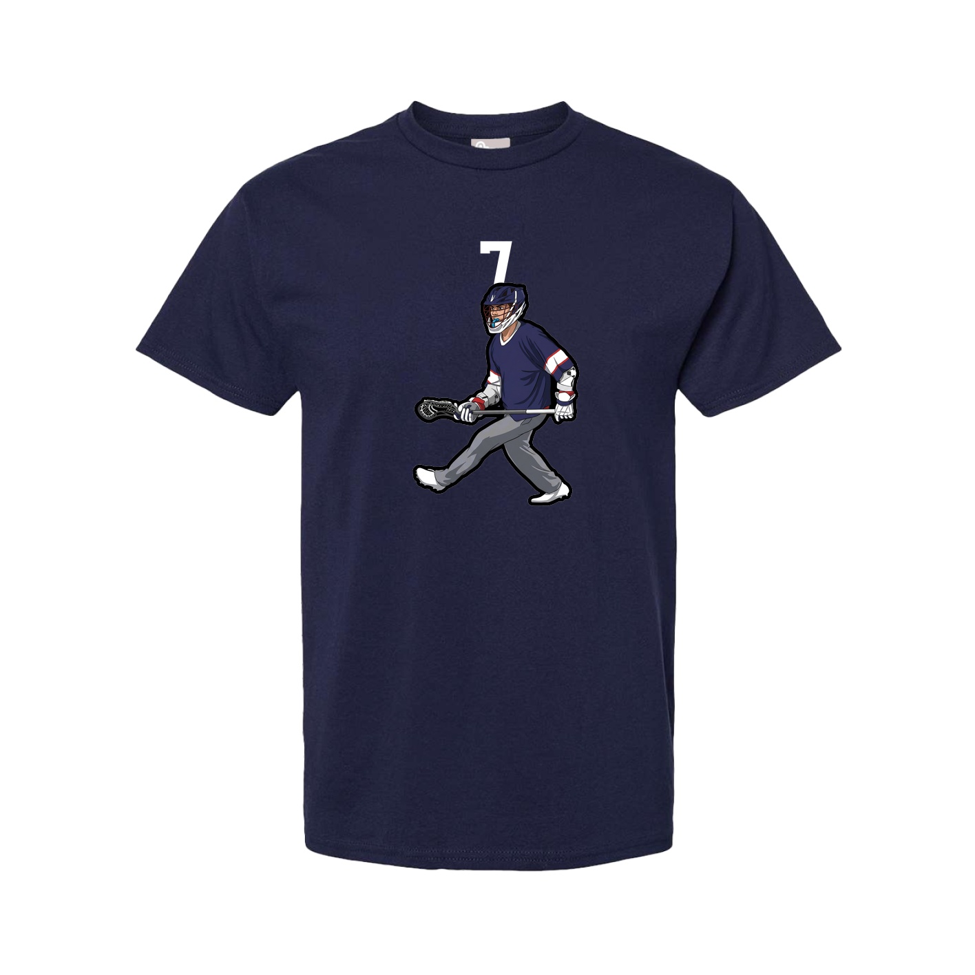 Youth Tee — Number Top in Navy