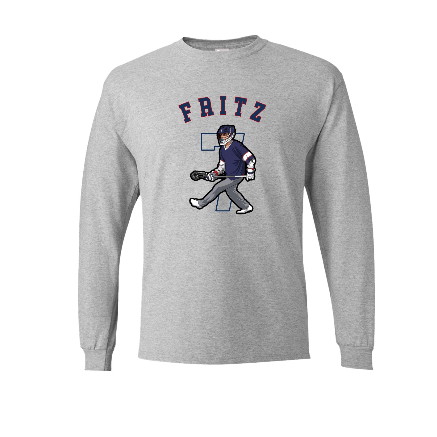 Long Sleeve Tee — Shirsey Arch in Grey