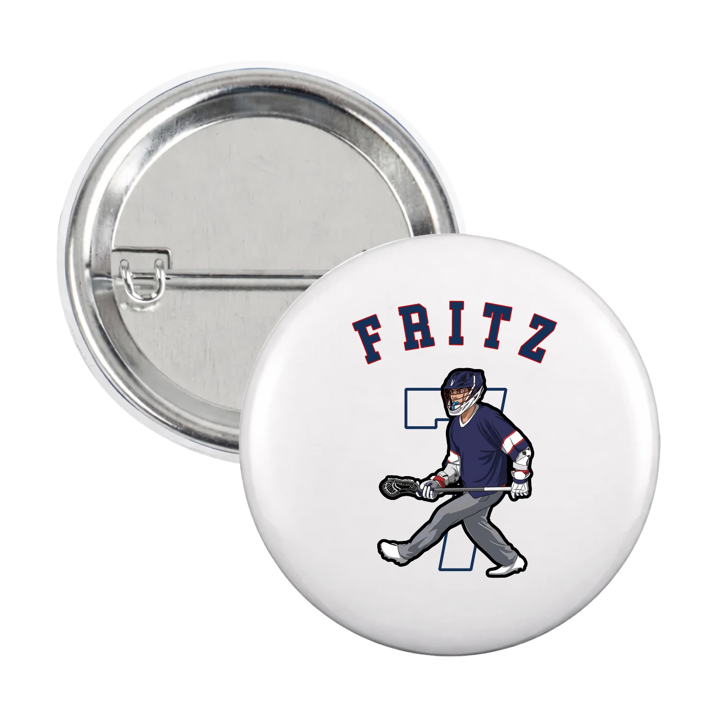 Game Day Button — Shirsey Arch in White