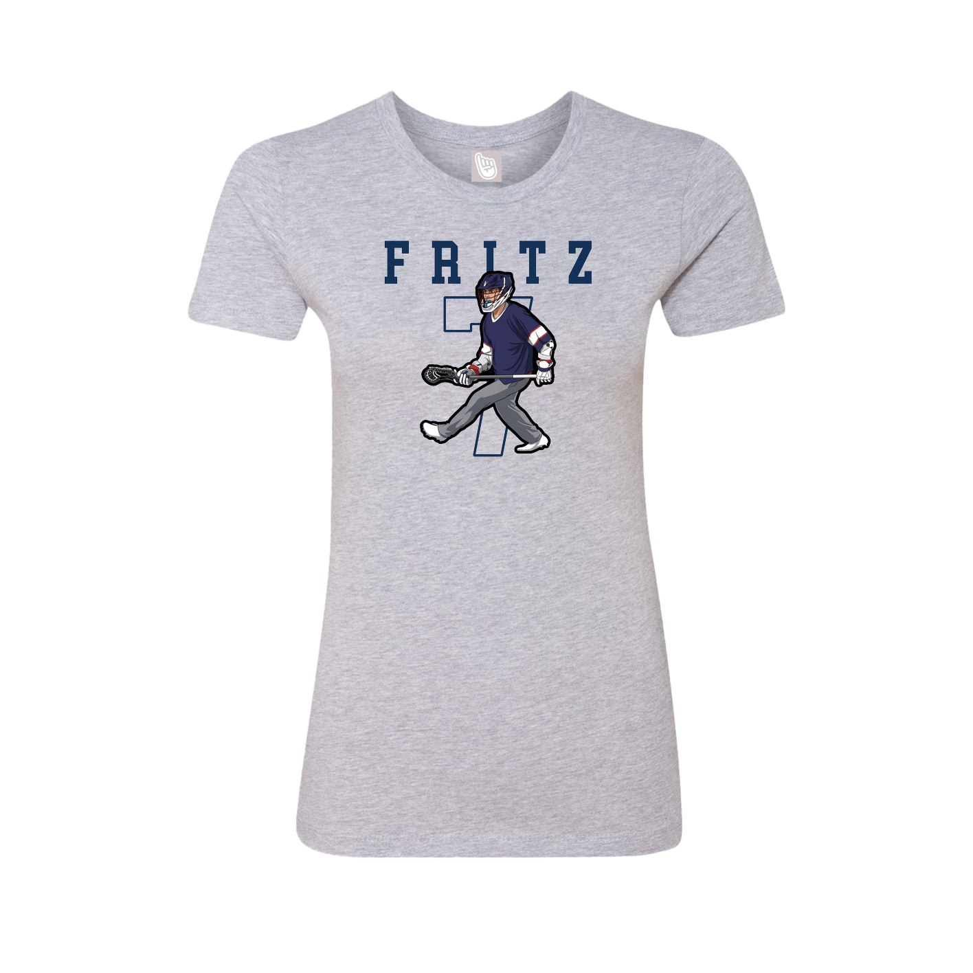 Fitted Women's Tee — Shirsey in Grey