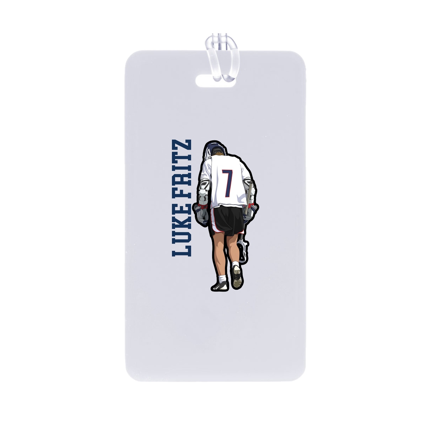 Bag Tag — Name Vertical in Classic