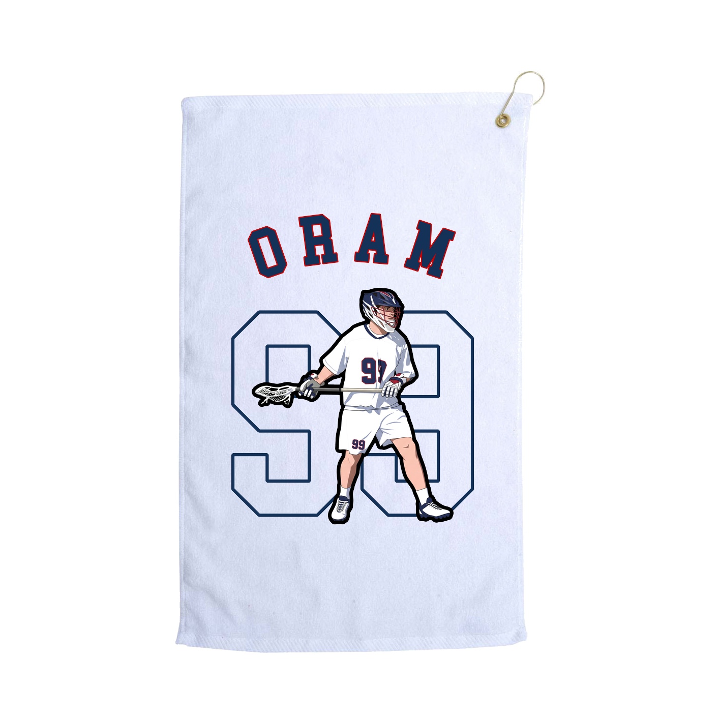 Golf Towel — Shirsey Arch in White