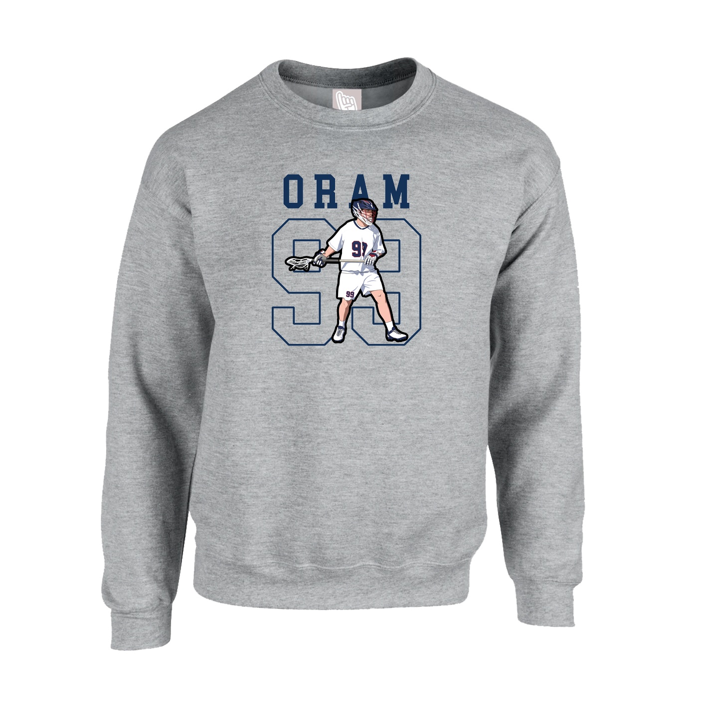Fleece Crew — Shirsey in Grey