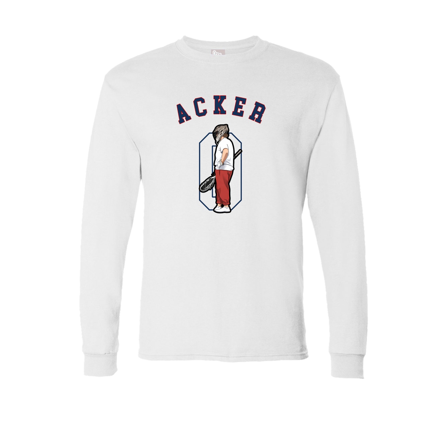 Long Sleeve Tee — Shirsey Arch in White