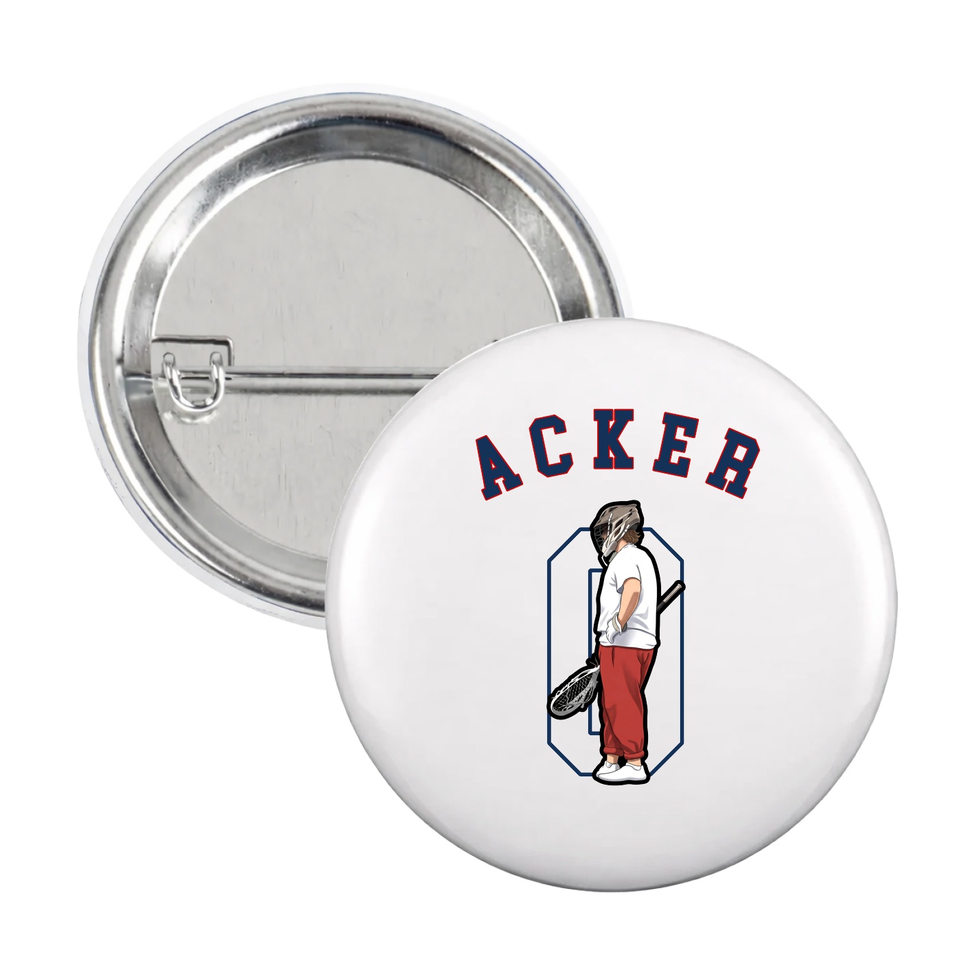 Game Day Button — Shirsey Arch in White