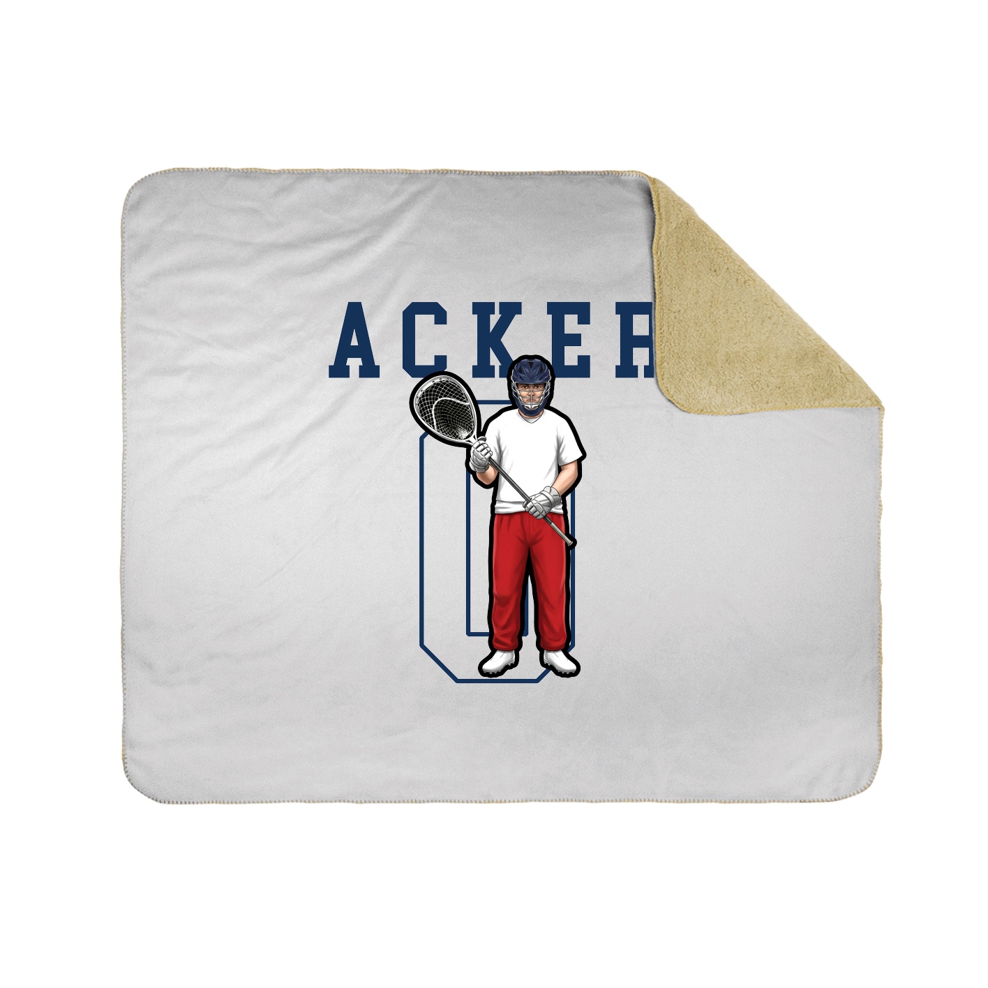 Throw Blanket — Shirsey in White