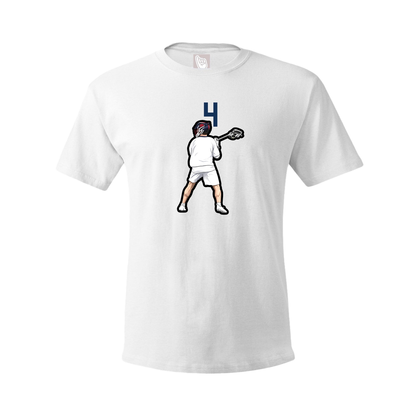 Tee — Number Top in White