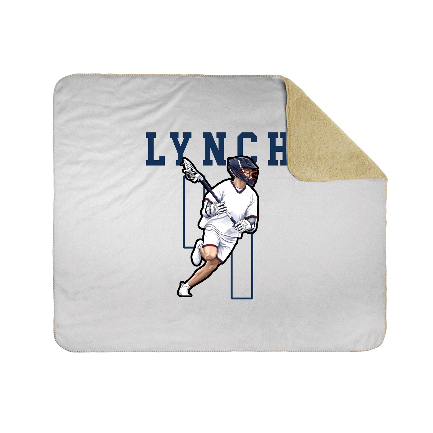 50x60 Sherpa Lined Throw Blanket