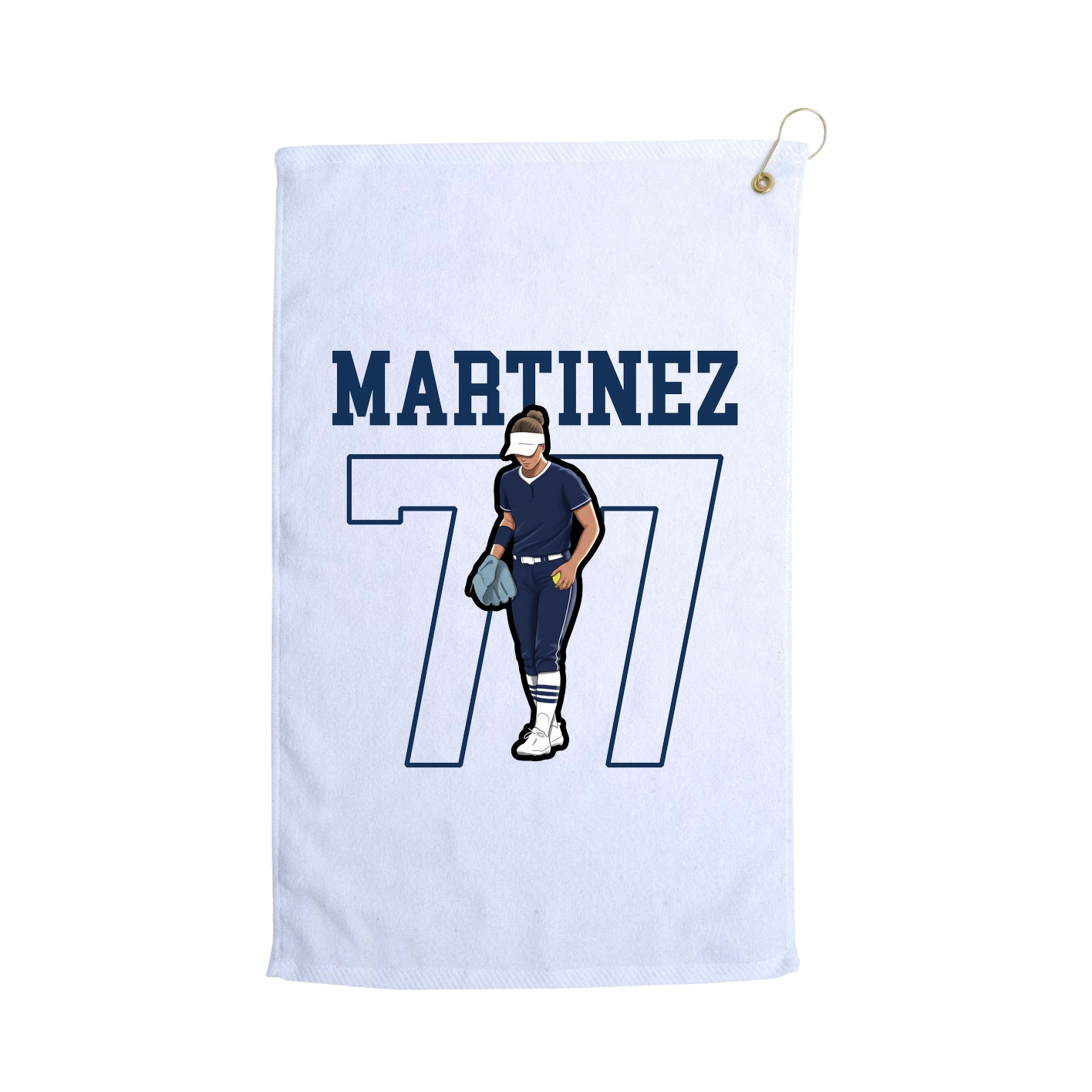 Golf Towel — Shirsey in White