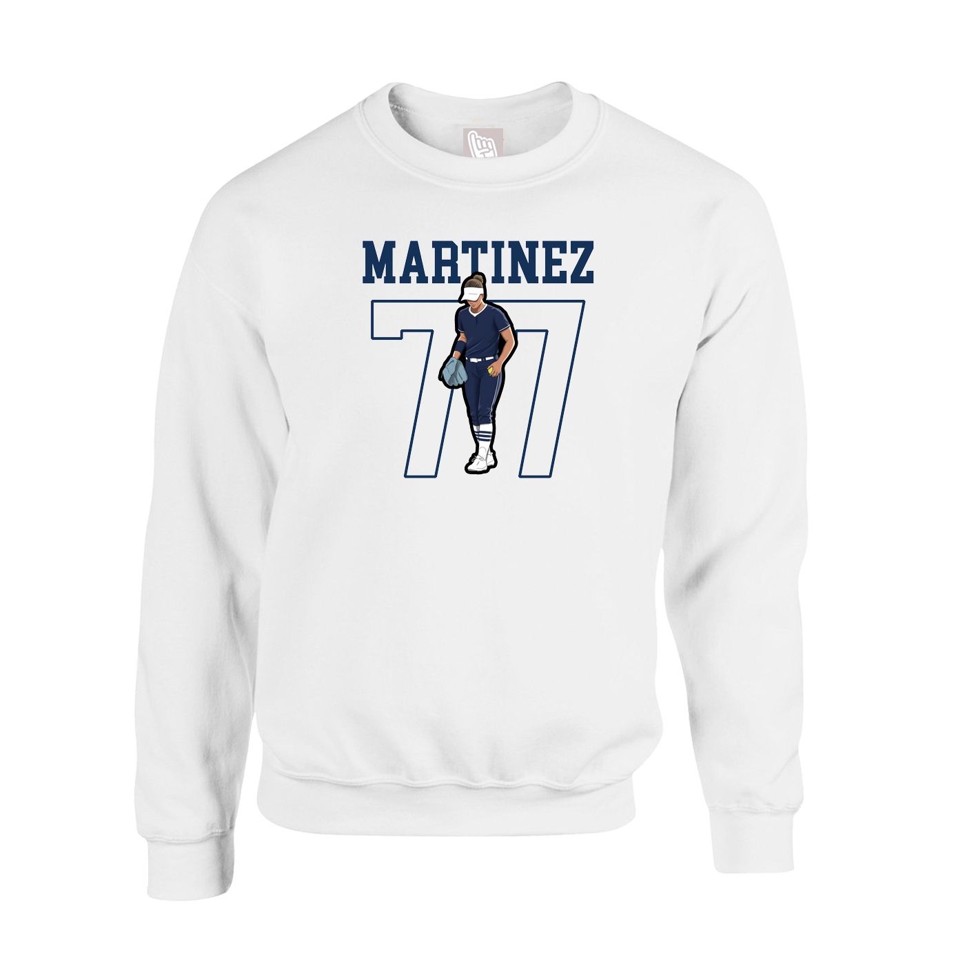 Fleece Crew — Shirsey in White