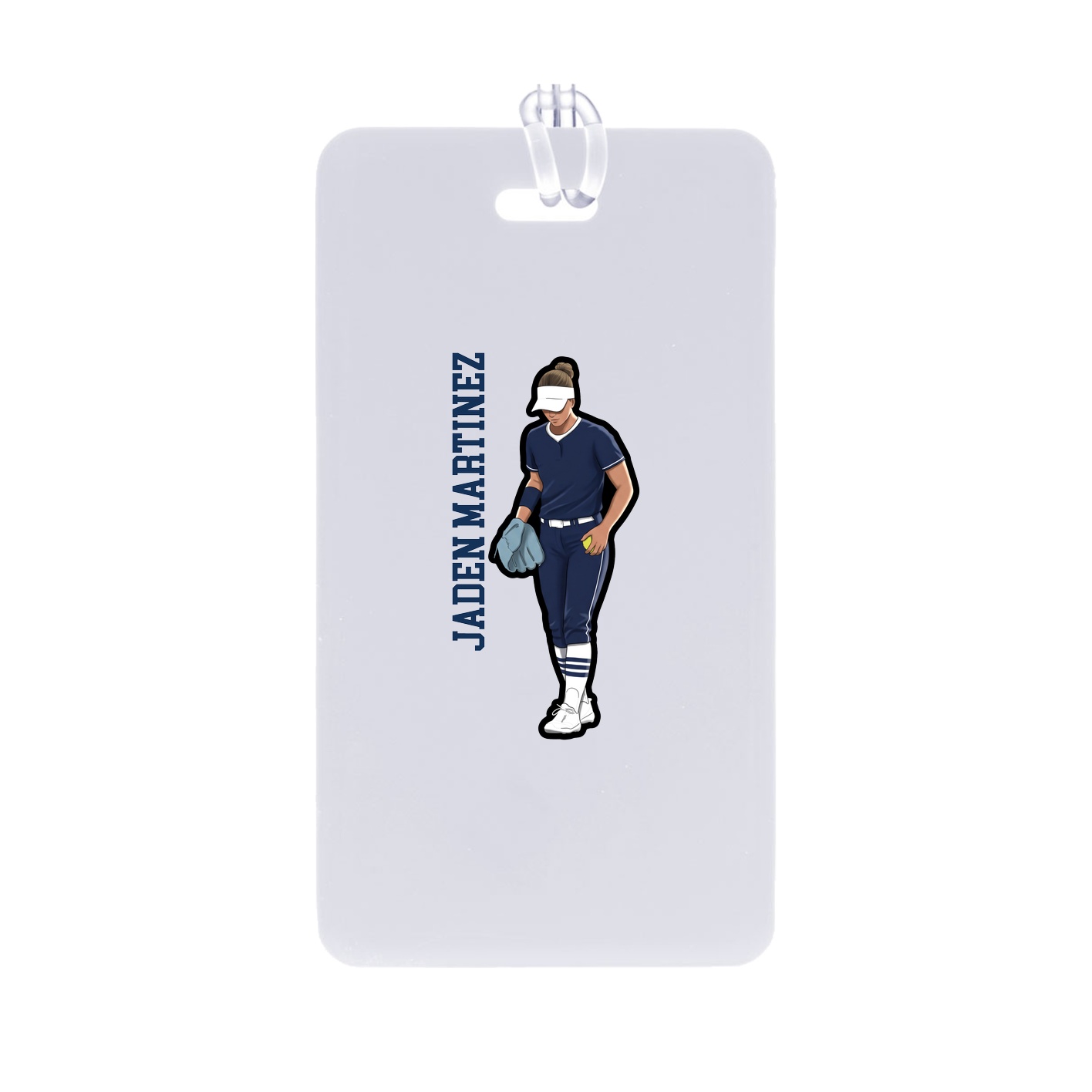 Bag Tag — Name Vertical in Classic