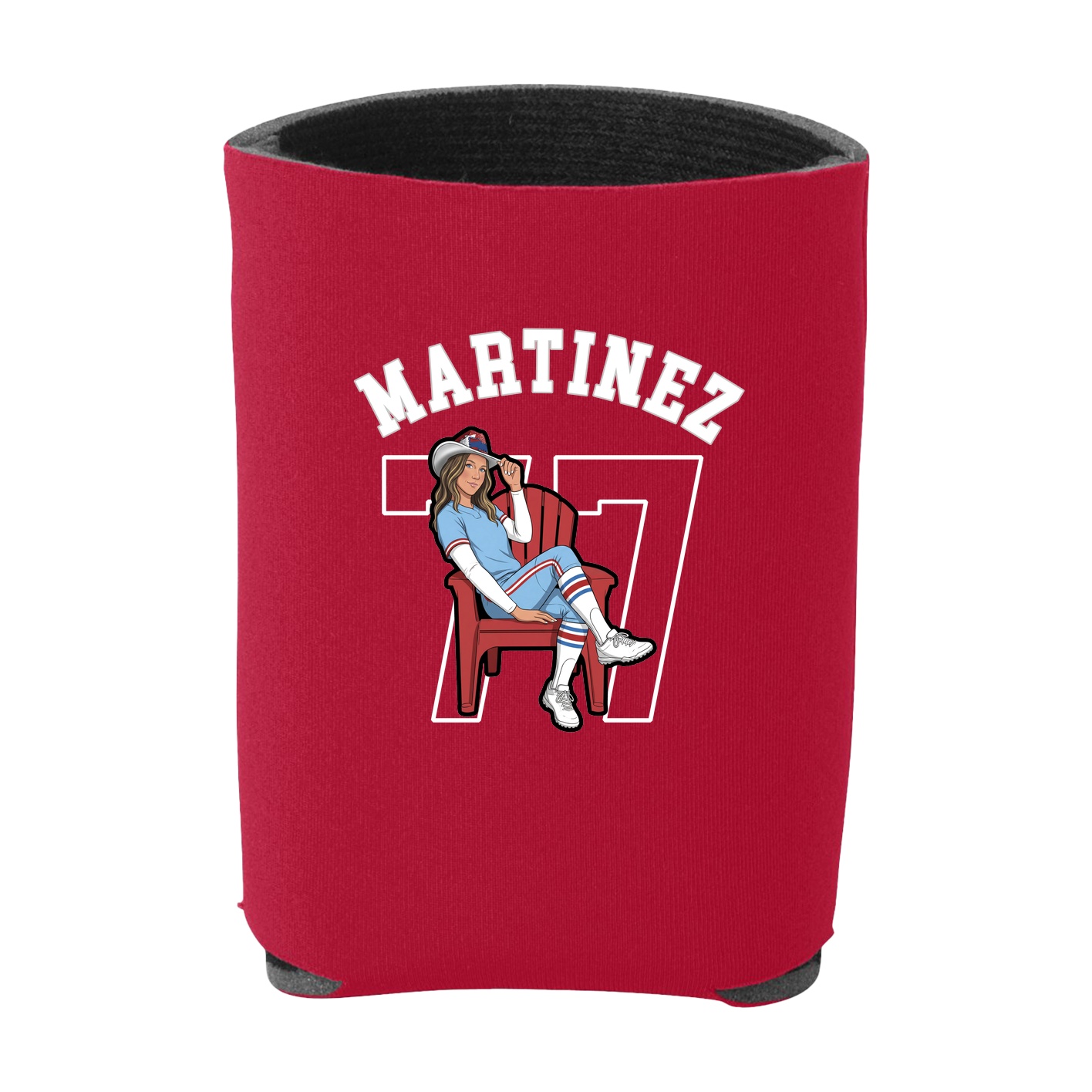 Can Holder — Shirsey Arch in Red