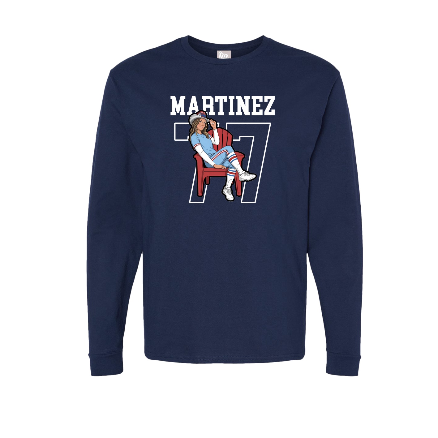 Long Sleeve Tee — Shirsey in Navy