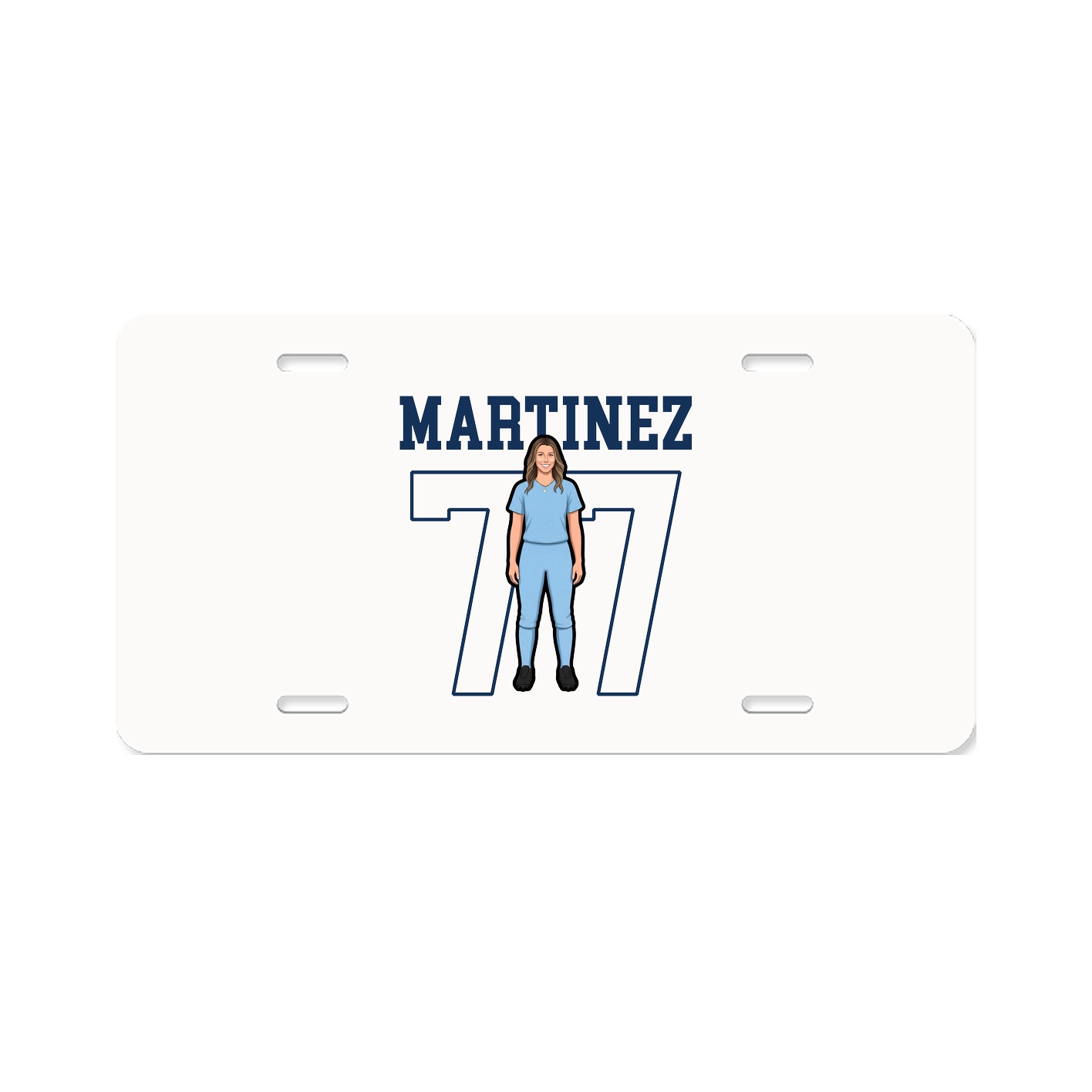 License Plate — Shirsey in Classic