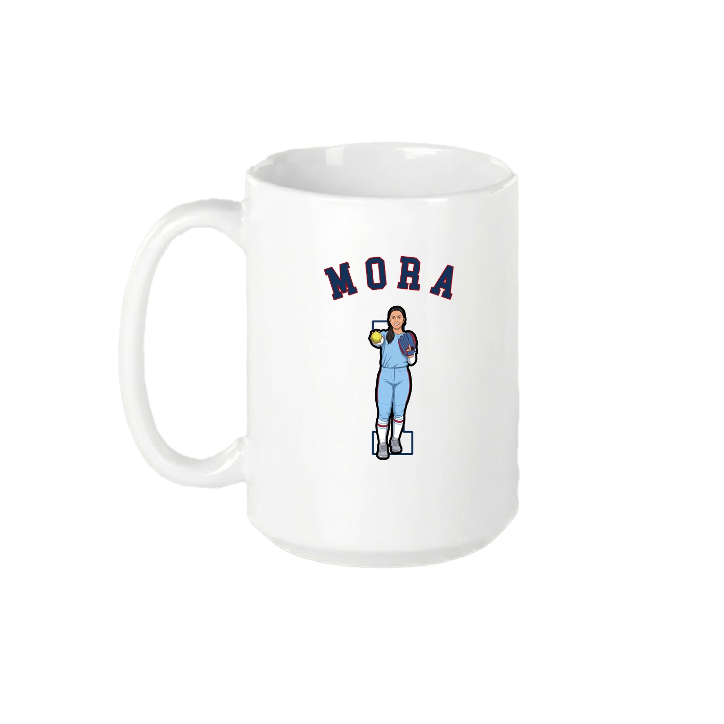 15oz Coffee Mug — Shirsey Arch in White