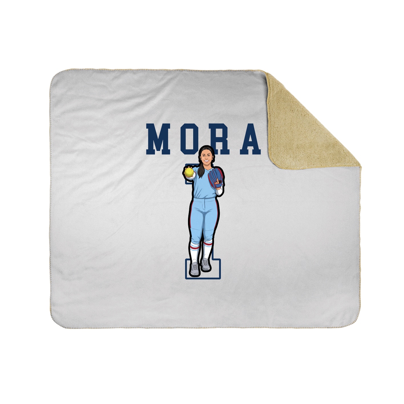 50x60 Sherpa Lined Throw Blanket