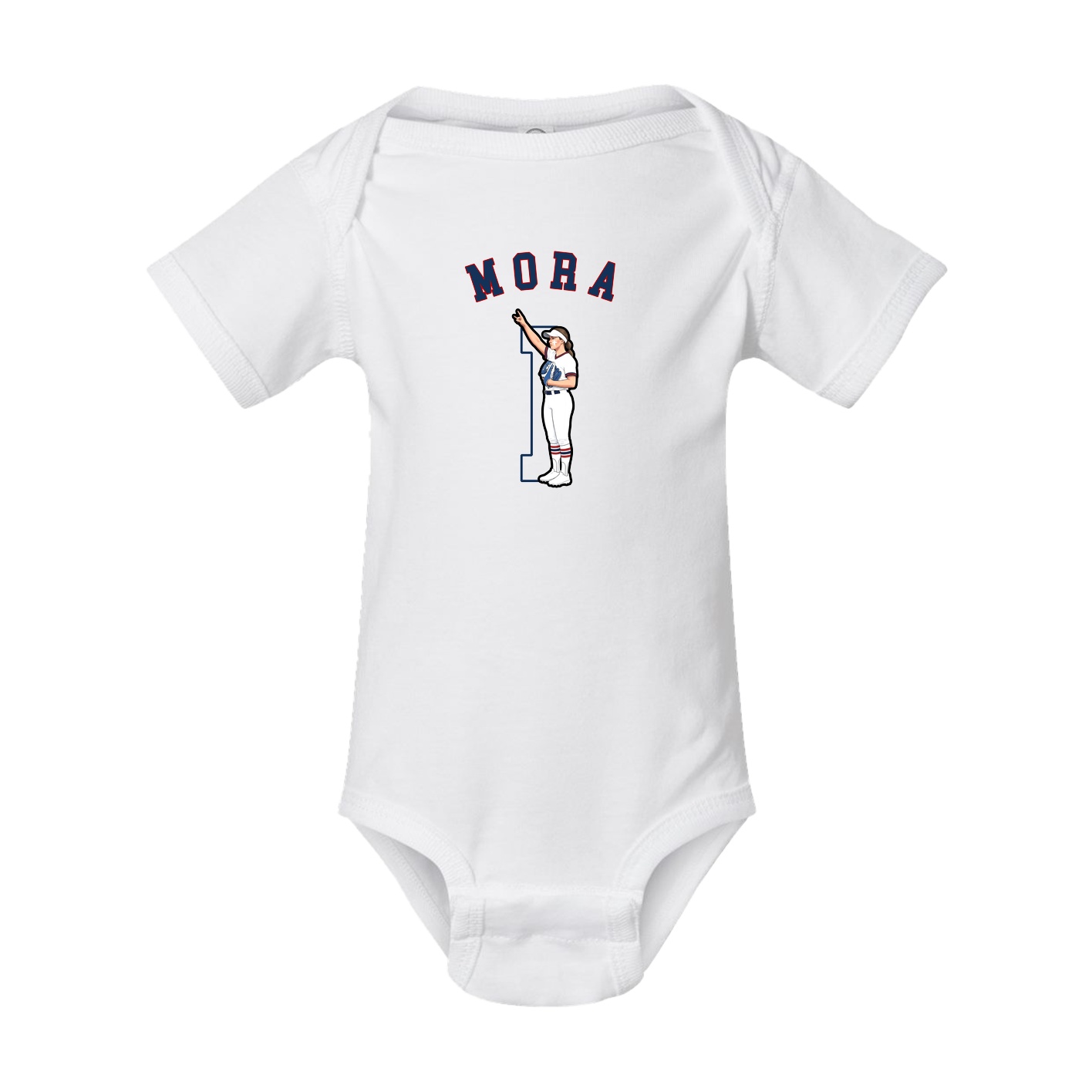 Baby Onesie — Shirsey Arch in White