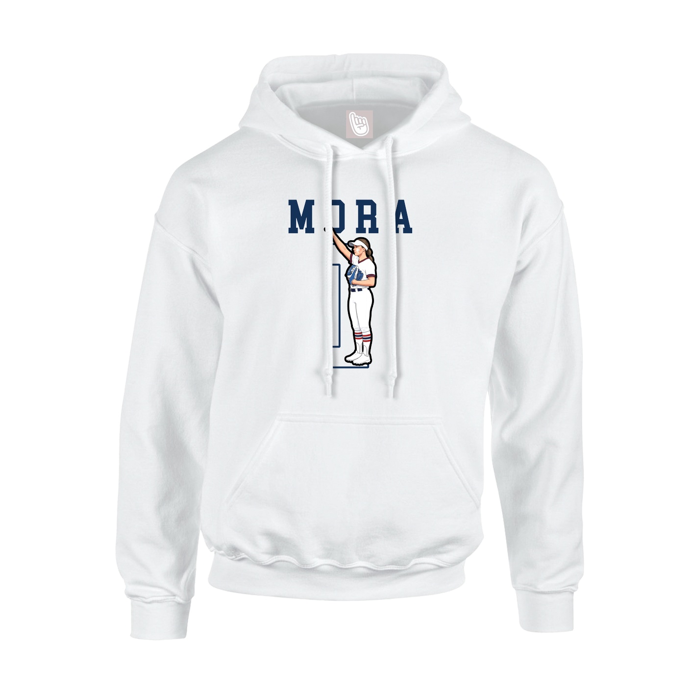 Hoodie — Shirsey in White