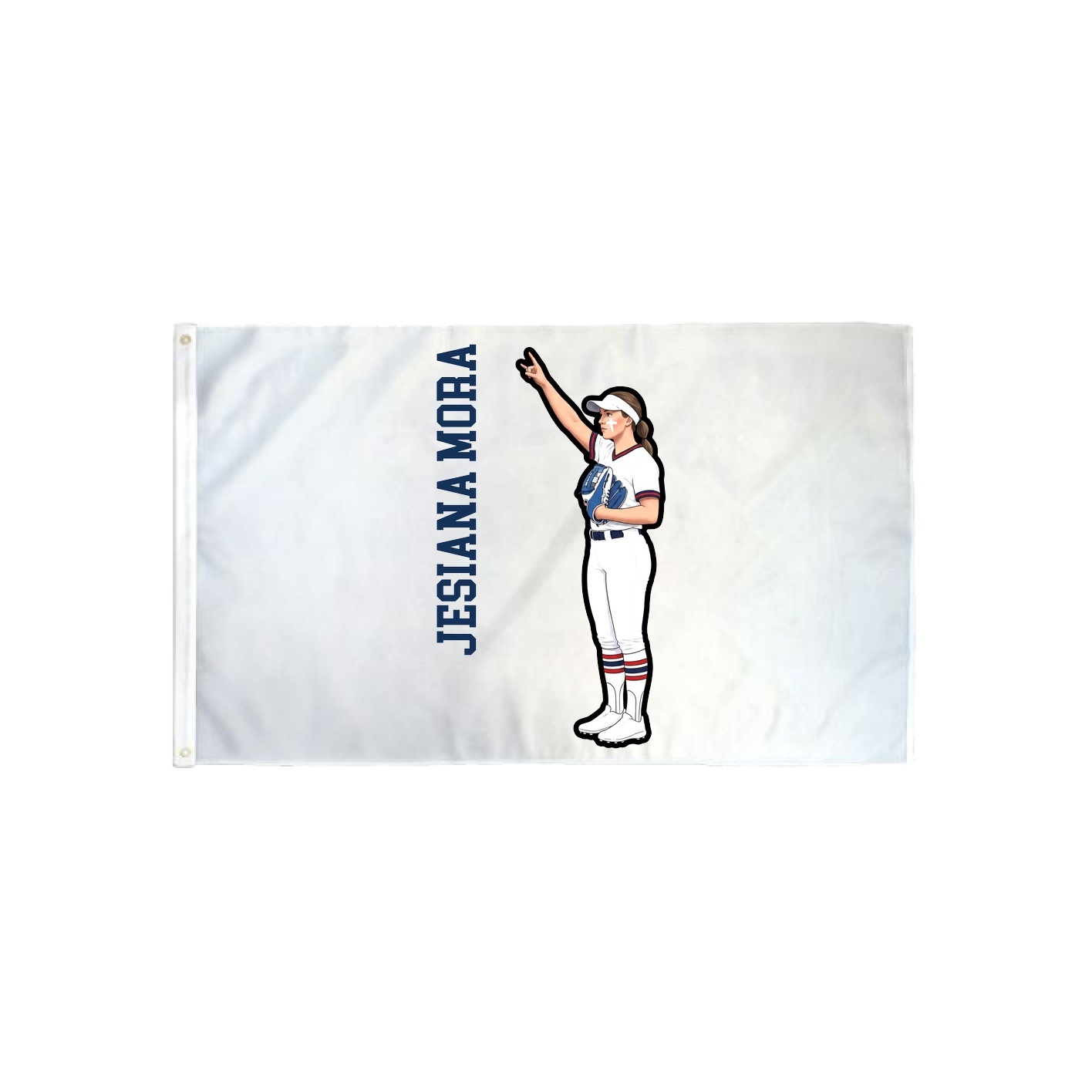 3x5 Flag — Name Vertical in Classic