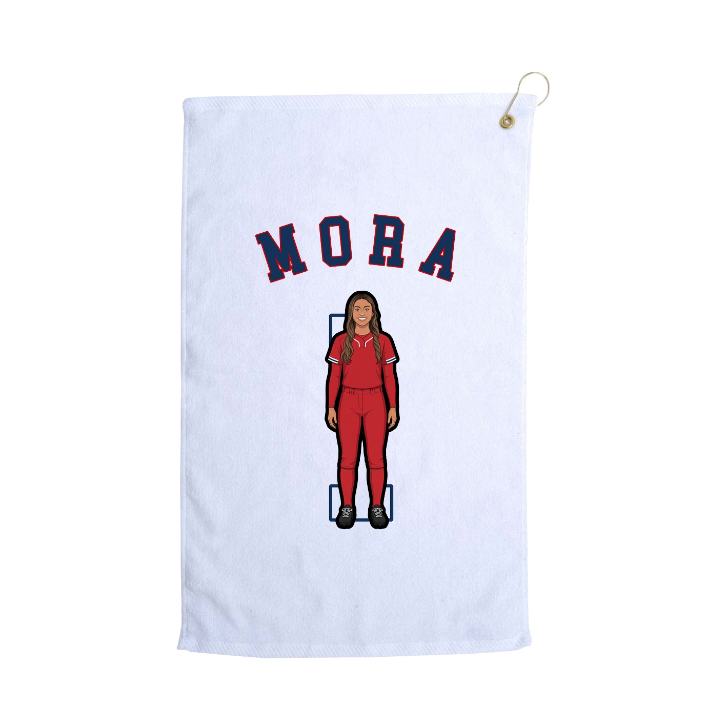 Golf Towel — Shirsey Arch in White
