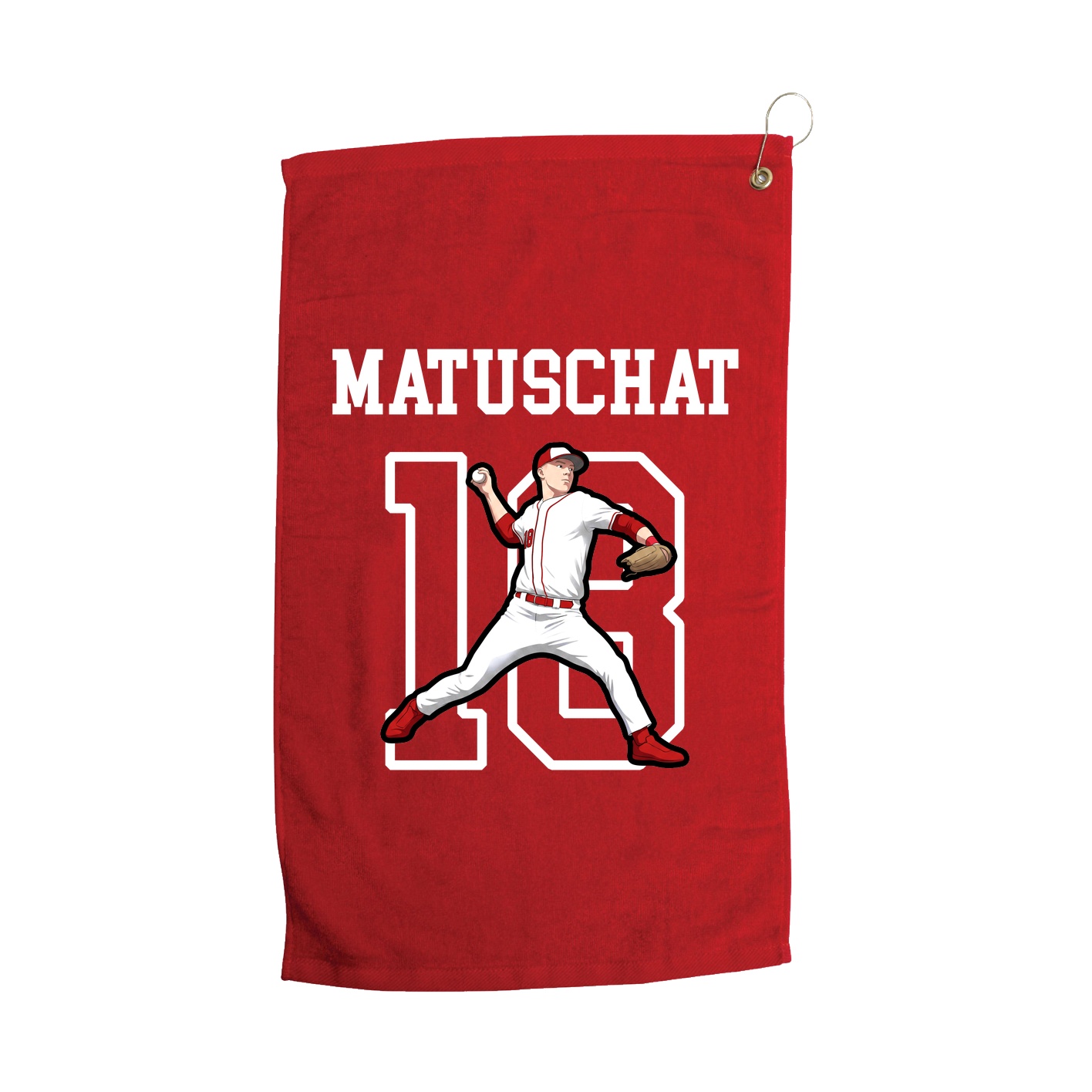 Golf Towel — Shirsey in Red