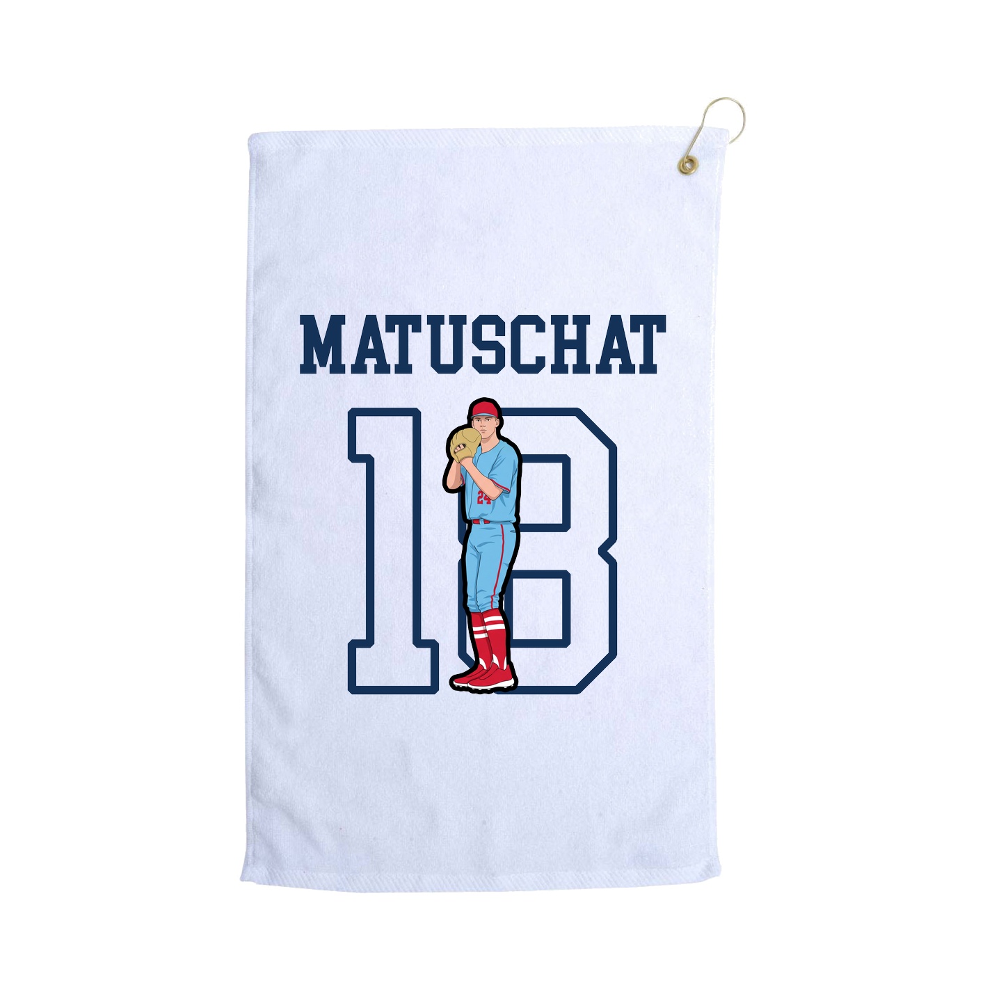 Golf Towel — Shirsey in White