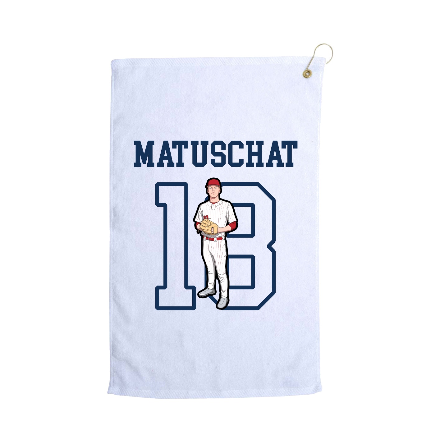 Golf Towel — Shirsey in White
