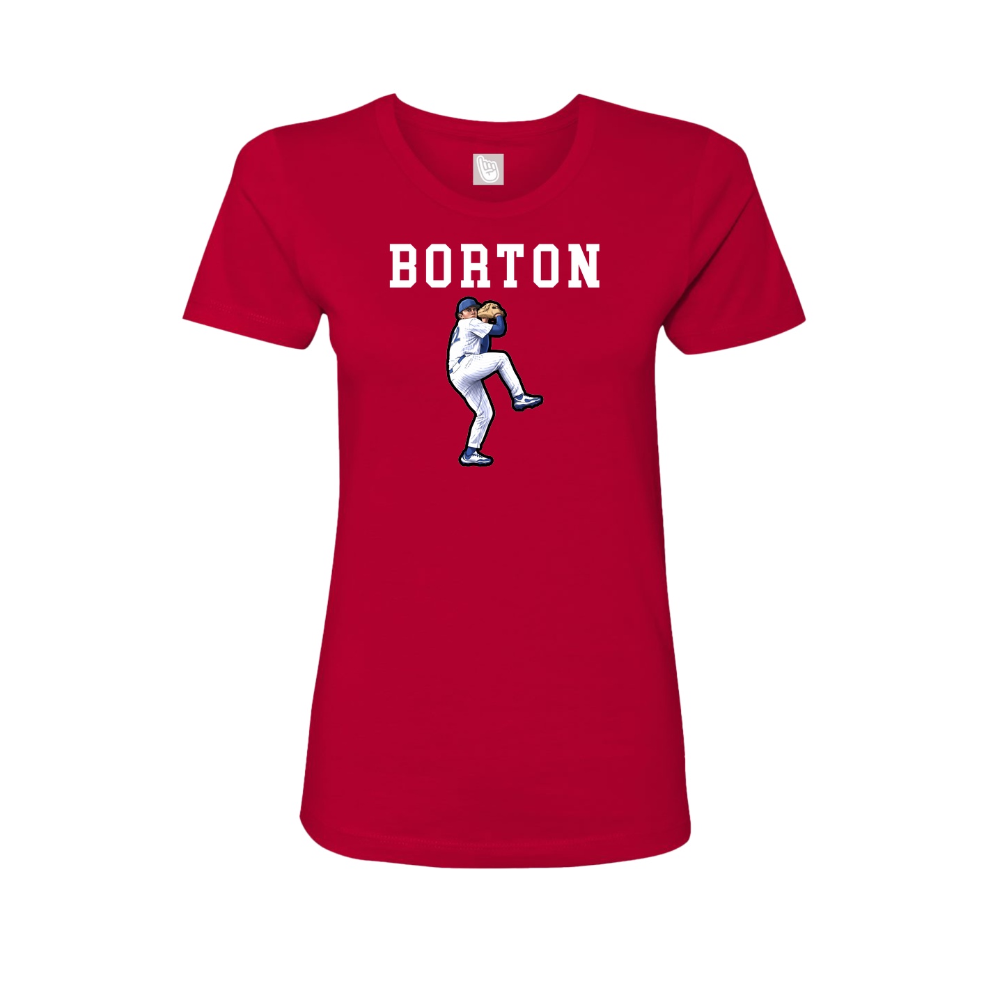 Fitted Women's Tee — Shirsey in Red