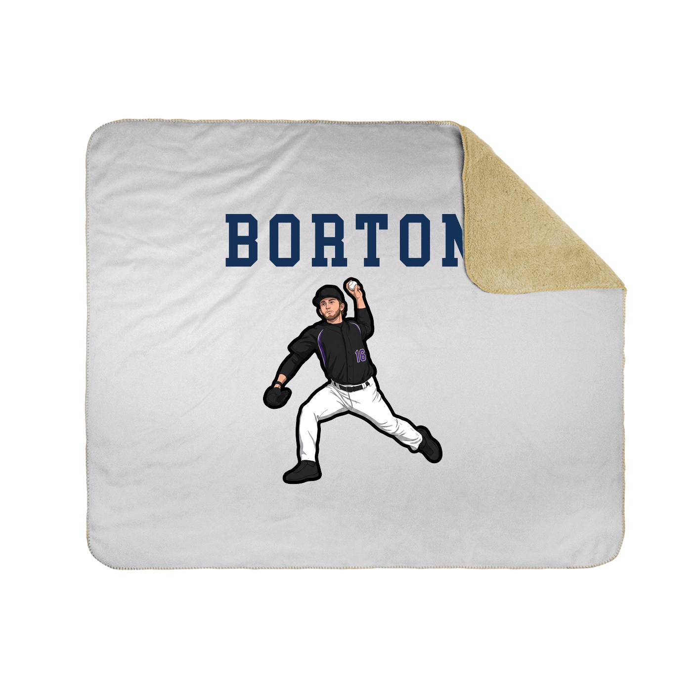 Throw Blanket — Shirsey in White