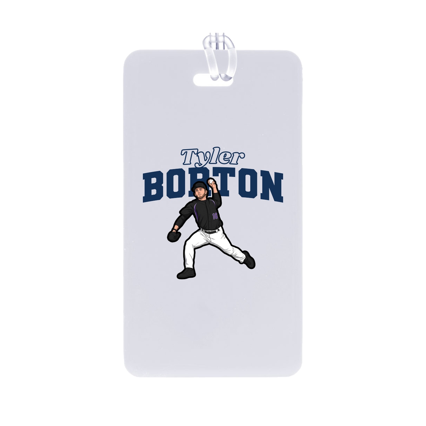 Bag Tag — Name Arch in Classic